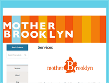 Tablet Screenshot of motherbrooklyn.com
